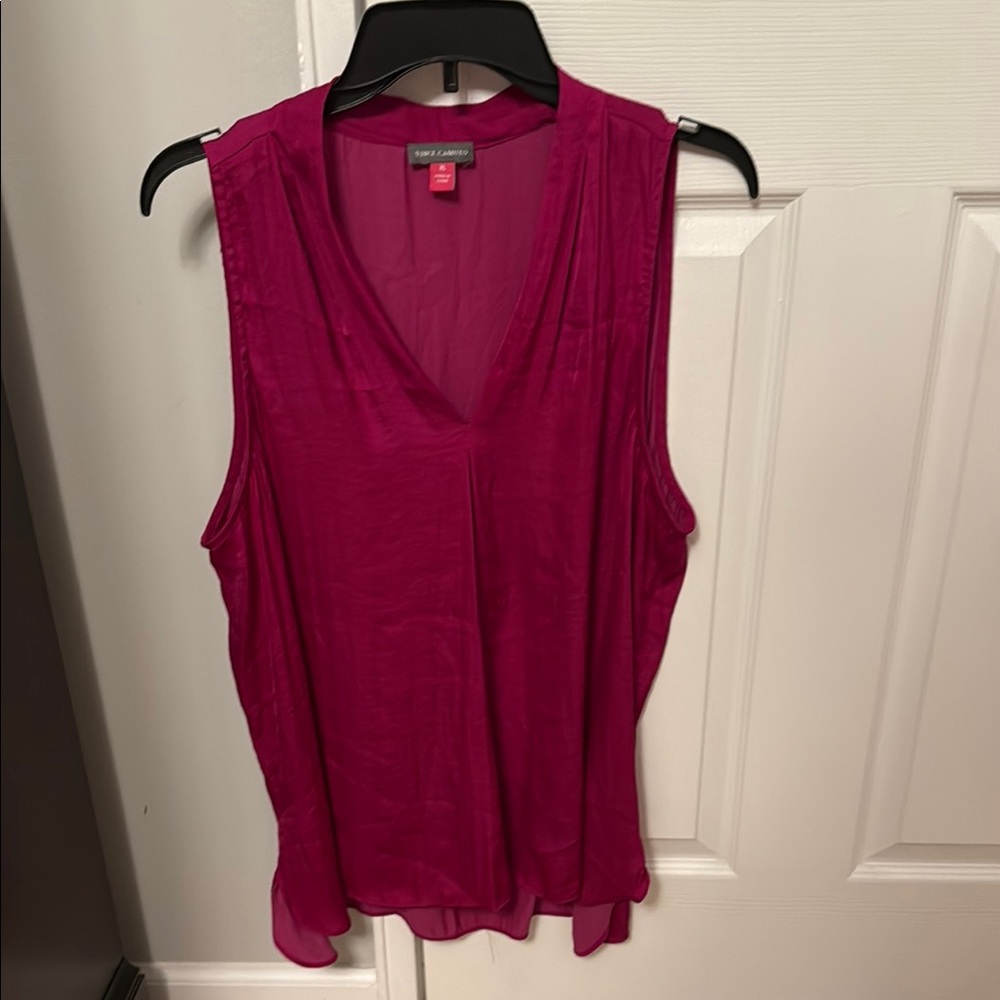 Vince Camuto Fuchsia Sleeveless Top